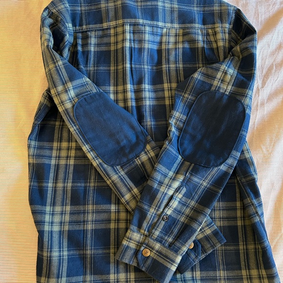 The Roark Revival Long Sleeve Wool Blend Plaid Button Down Shirt - Size Medium - Picture 5 of 5